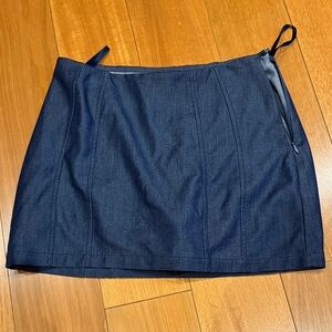 Cotton Candy LA Dark Blue/denim color Mini skort